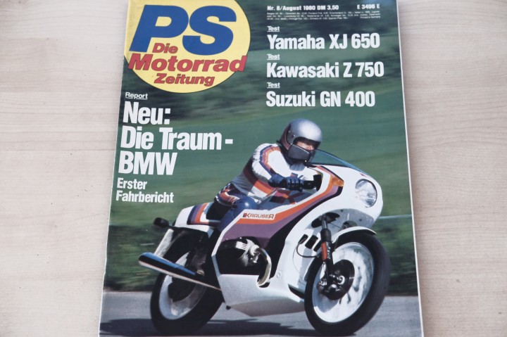Deckblatt PS Sport Motorrad (08/1980)